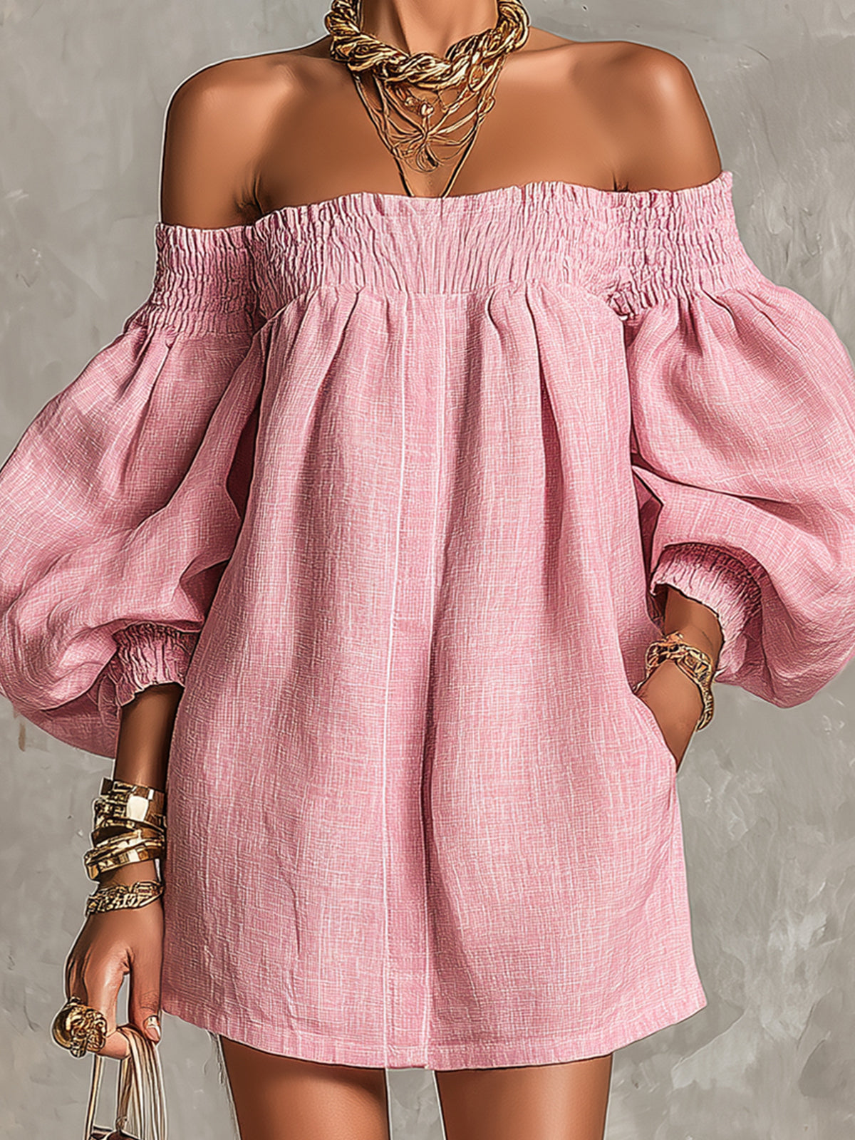 Colette | Off Shoulder Mini Dress