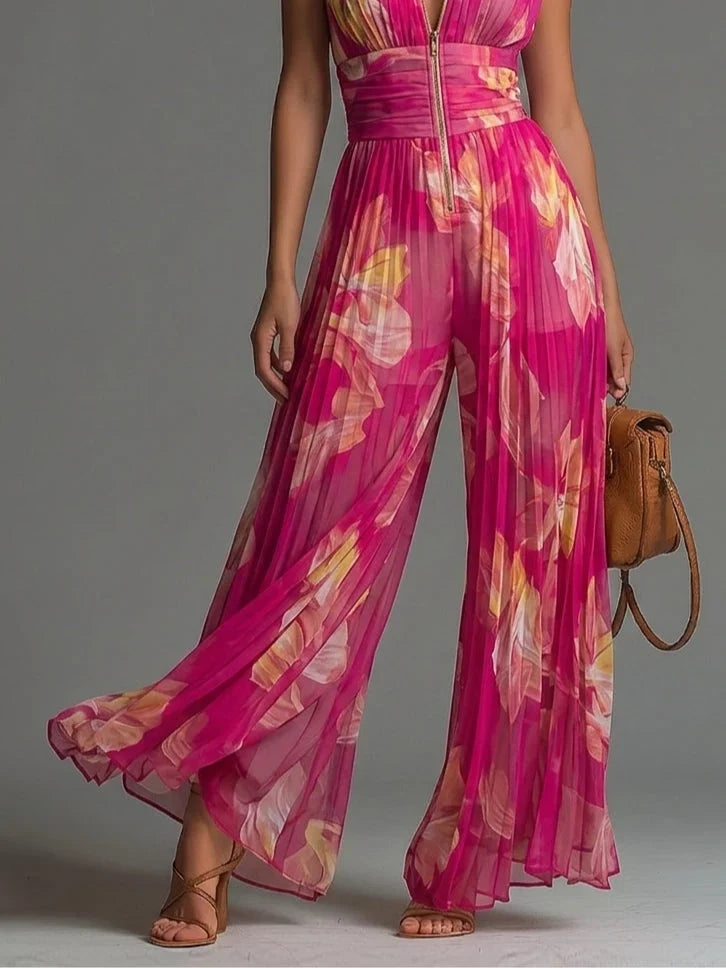 Delphine | Pleated Jumpsuit
