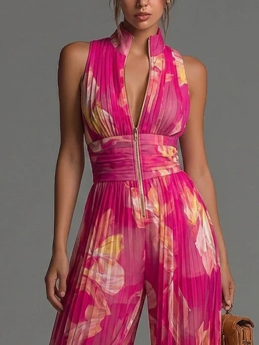 Delphine | Pleated Jumpsuit
