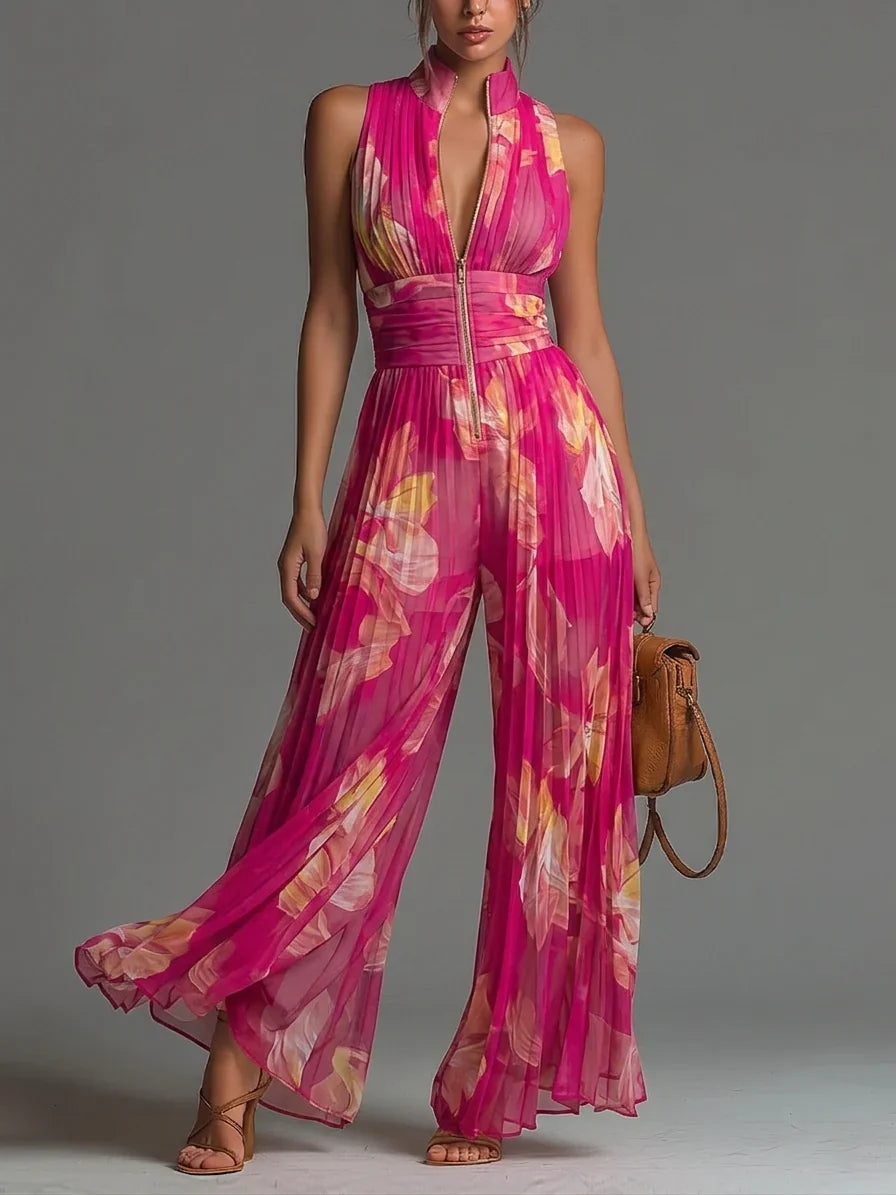 Delphine | Pleated Jumpsuit
