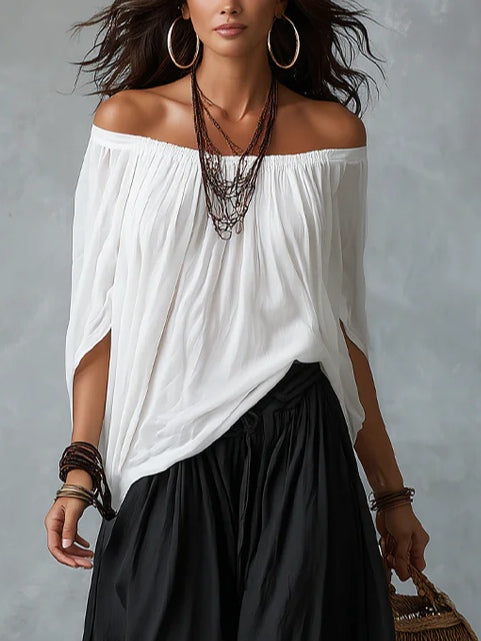 Yvette | Off Shoulder Top Two Piece Set