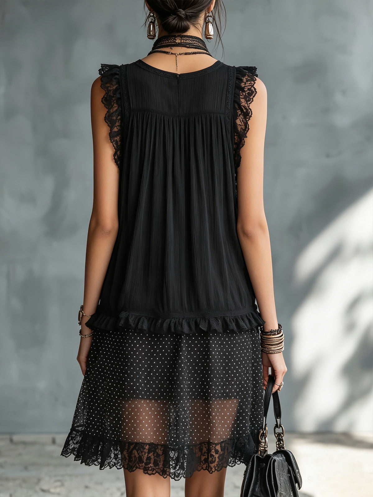 Pauline | Lace Mini Dress