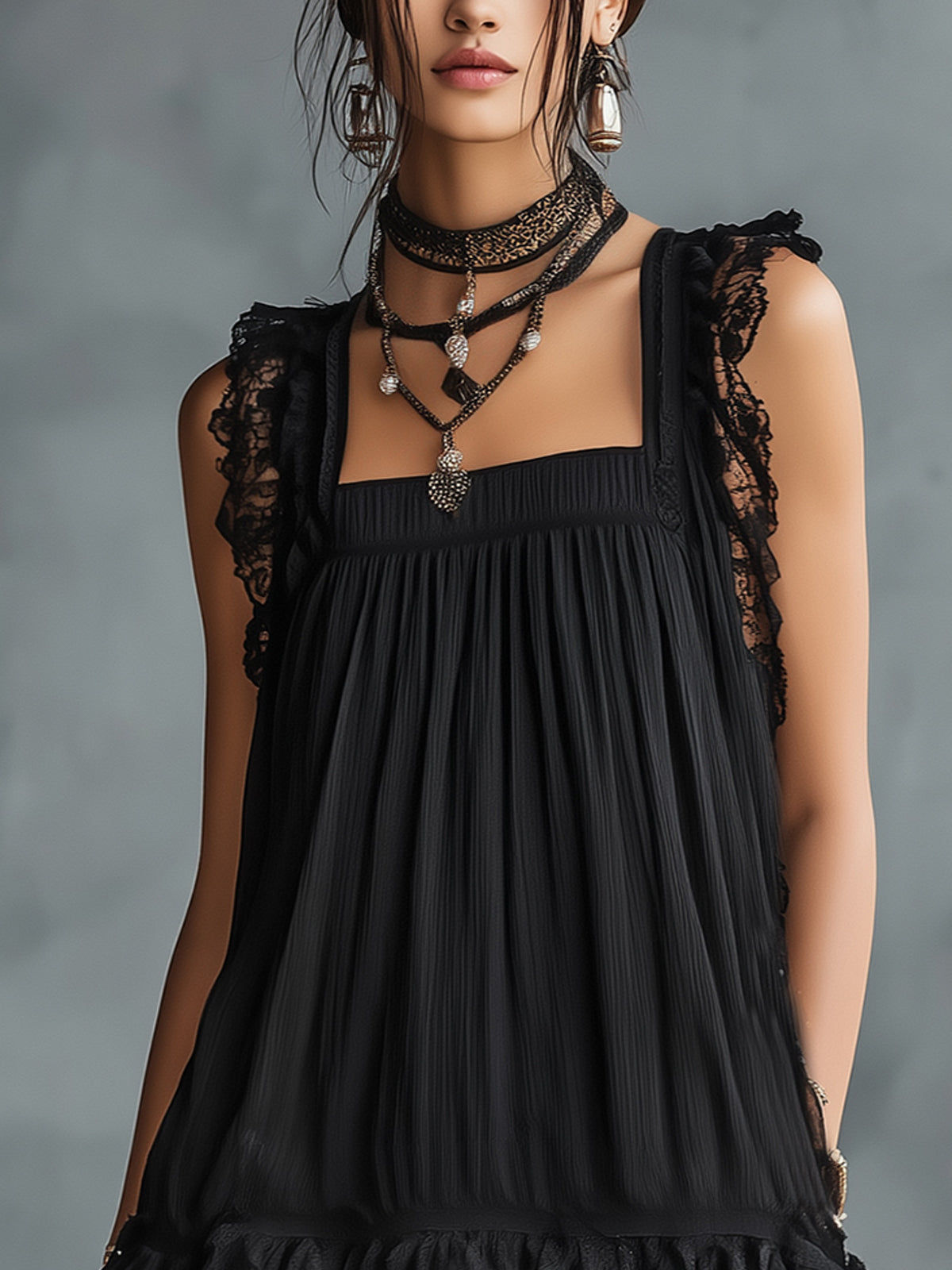 Pauline | Lace Mini Dress
