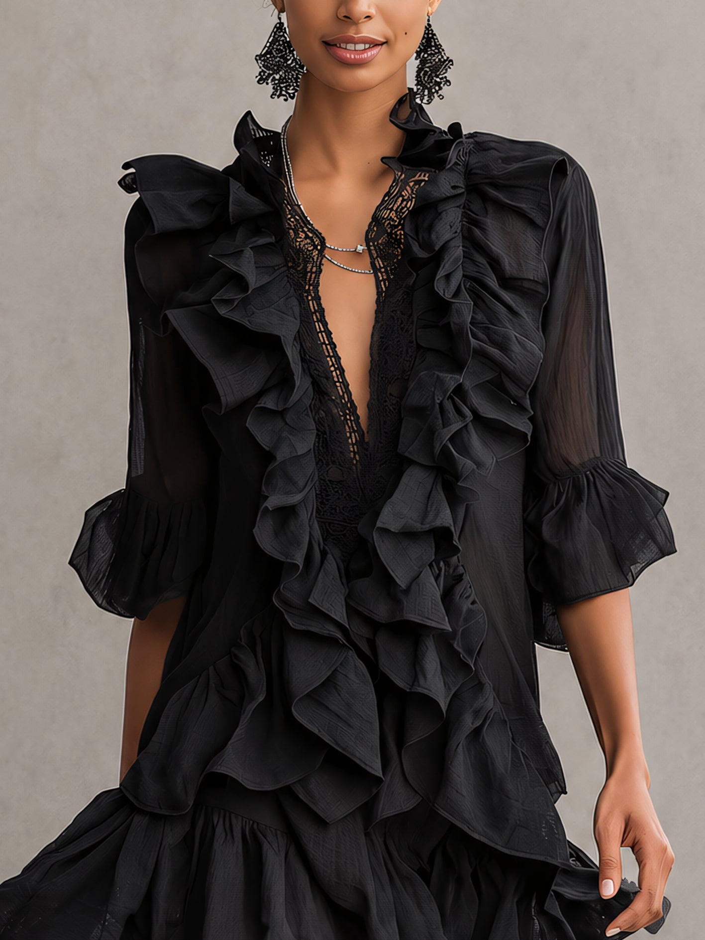Anaïs | Chiffon Mini Dress