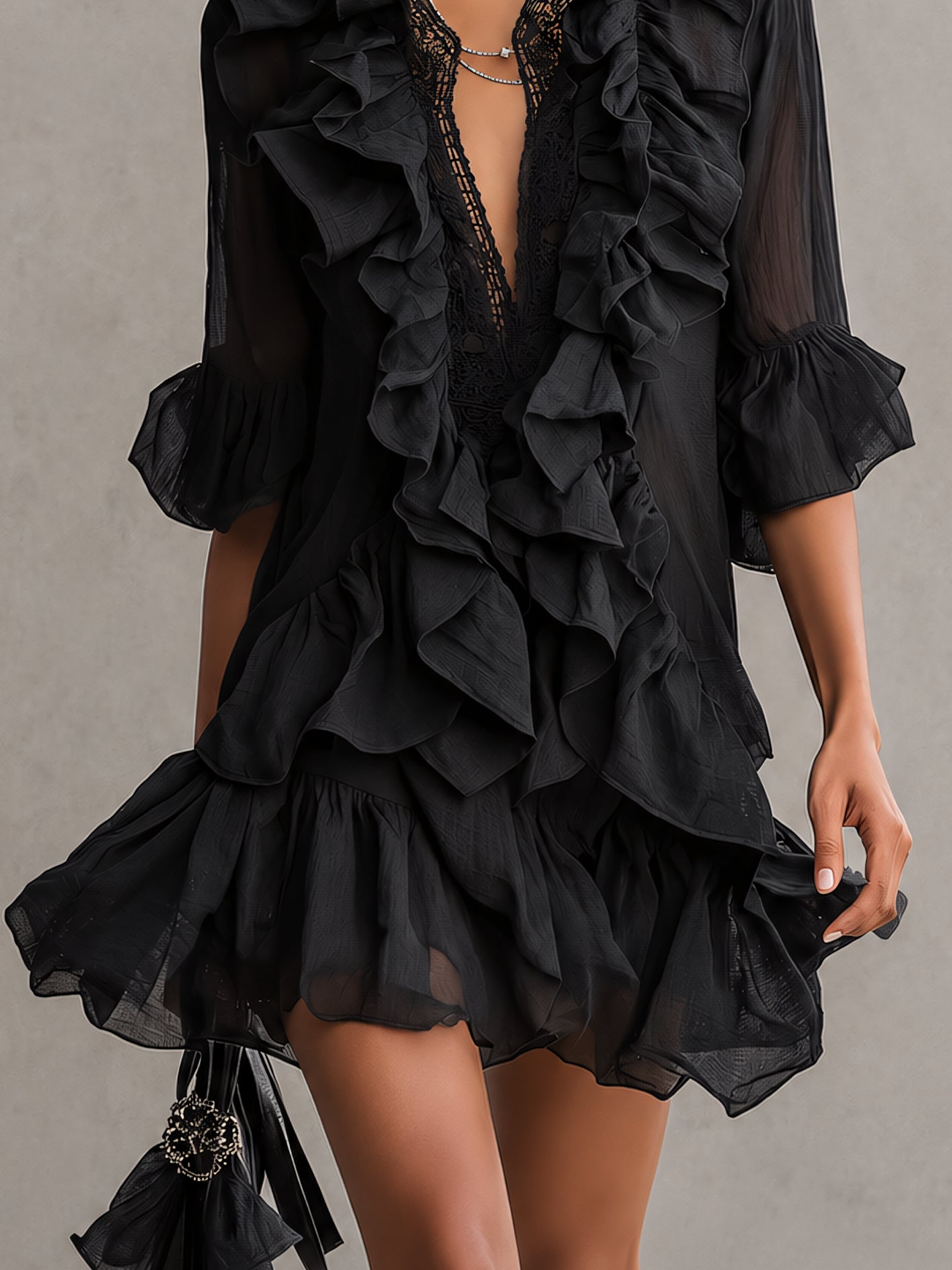 Anaïs | Chiffon Mini Dress