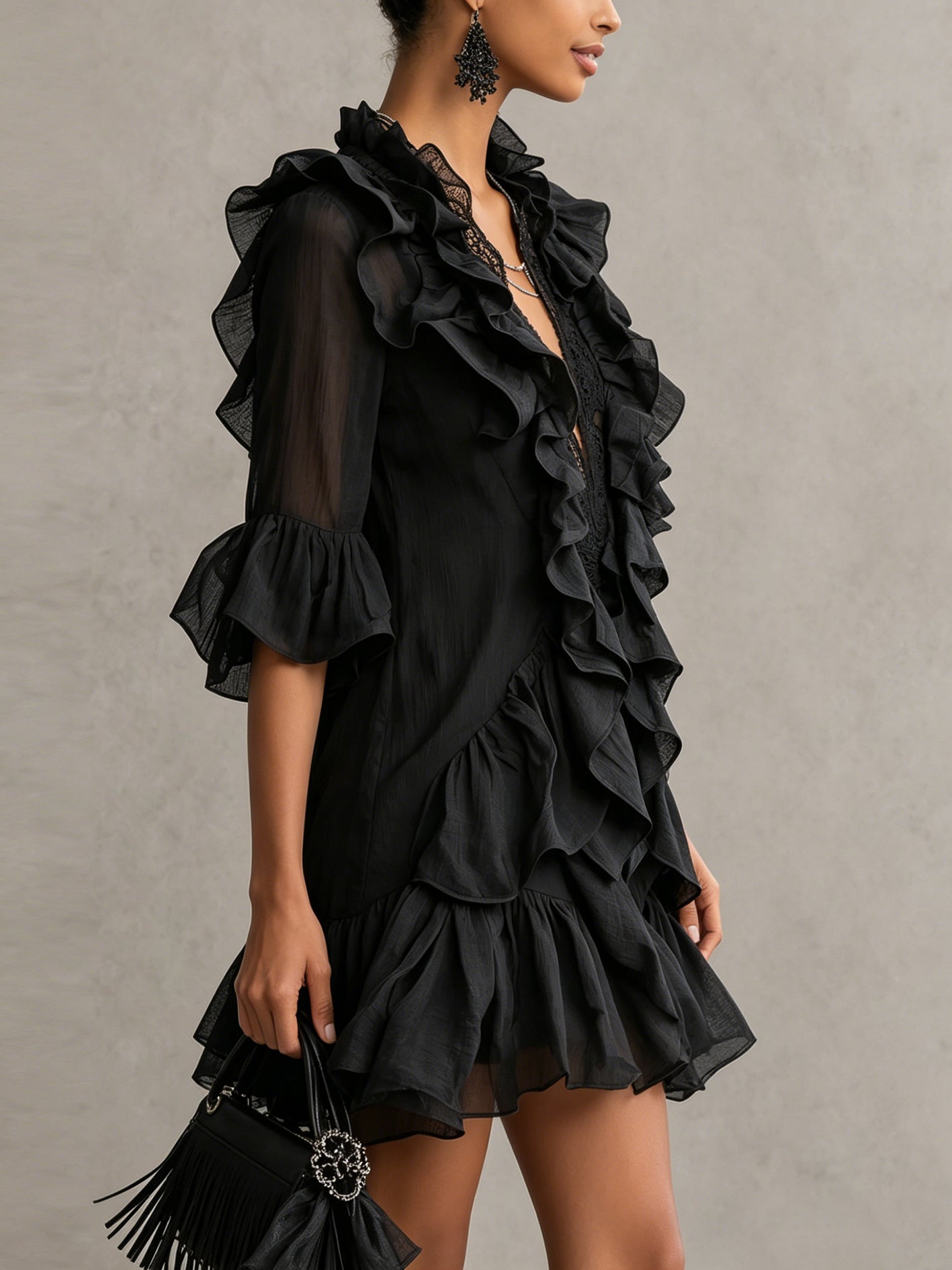 Anaïs | Chiffon Mini Dress