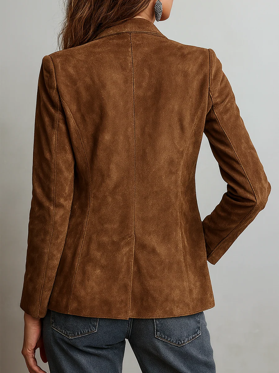 Imogen | Vintage Brown Blazer