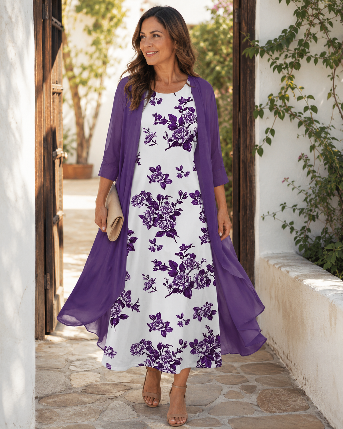 Guinevere | Floral Layered Two Piece Set