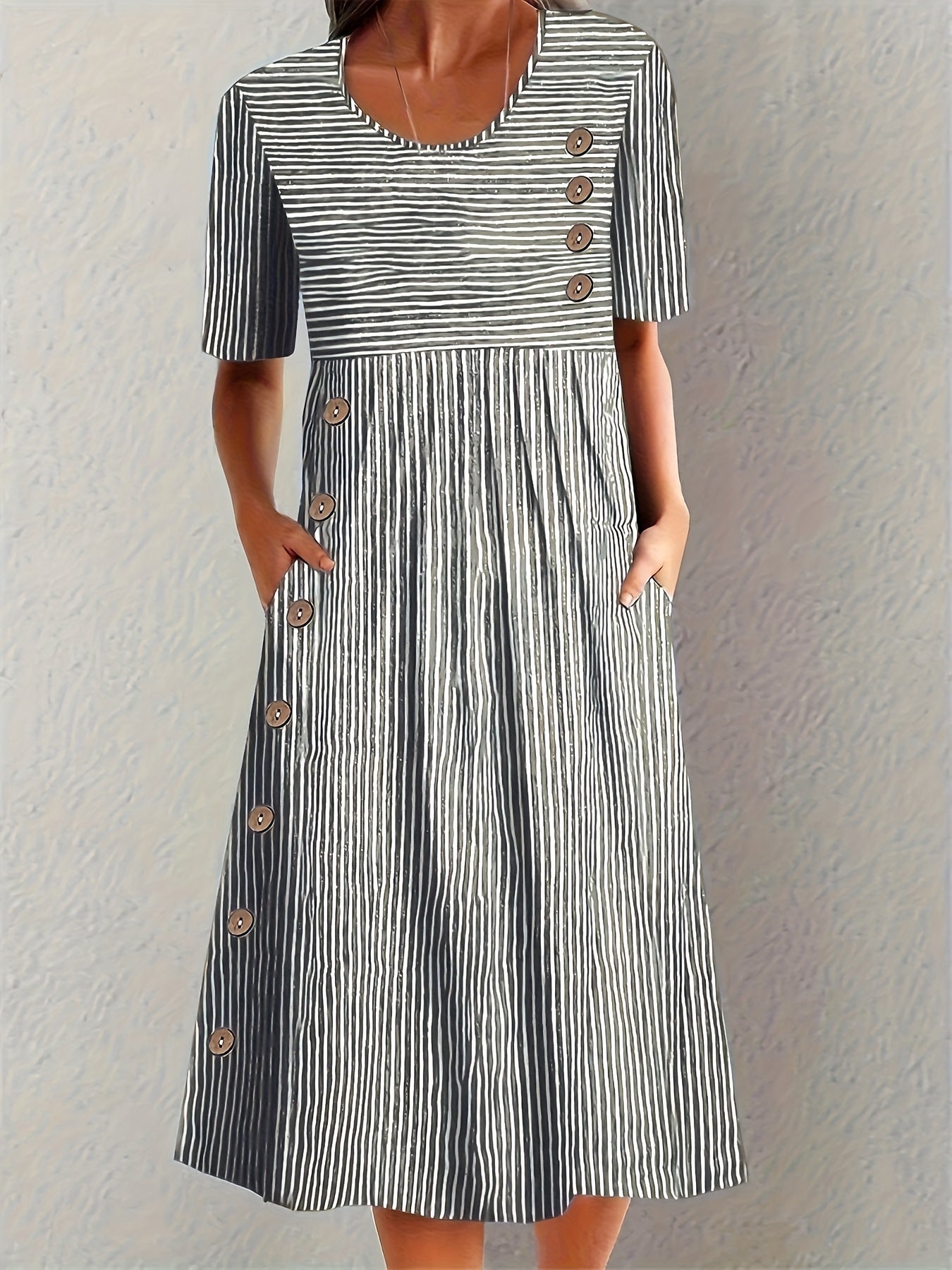 Pearl | Striped Summer Dress