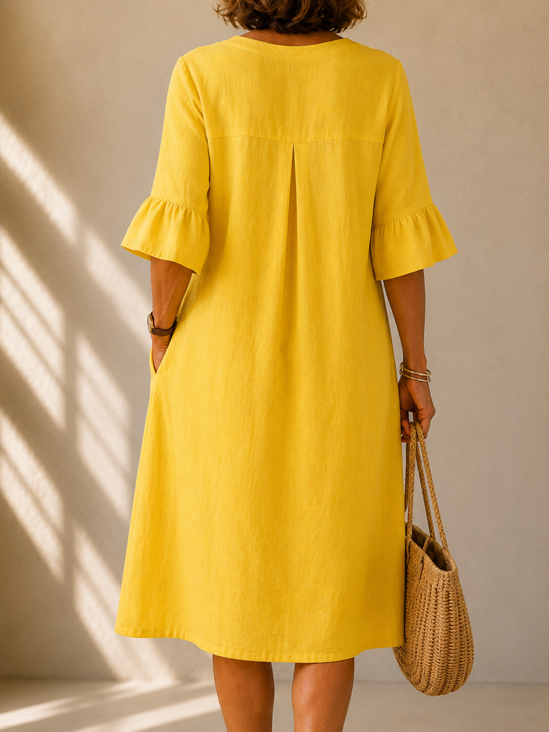 Aveline | Buttoned Relaxed Fit Dress