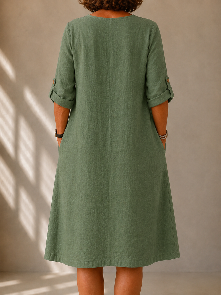 Lucie | A Line Side Pocket Dress