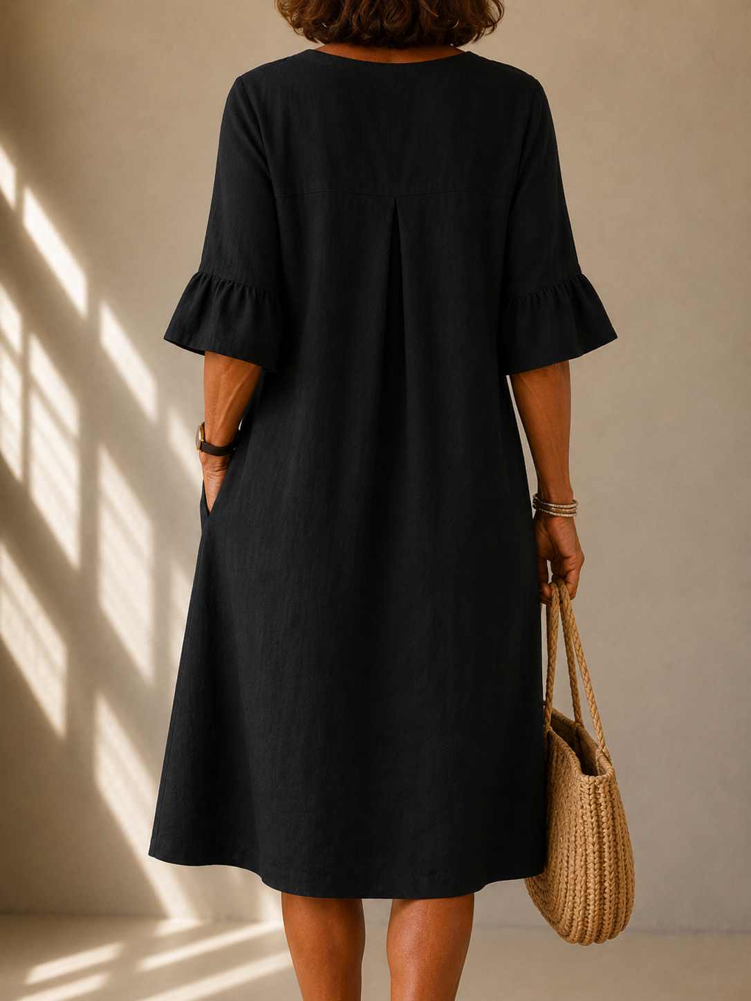 Isabelle | Buttoned Flowy Dress