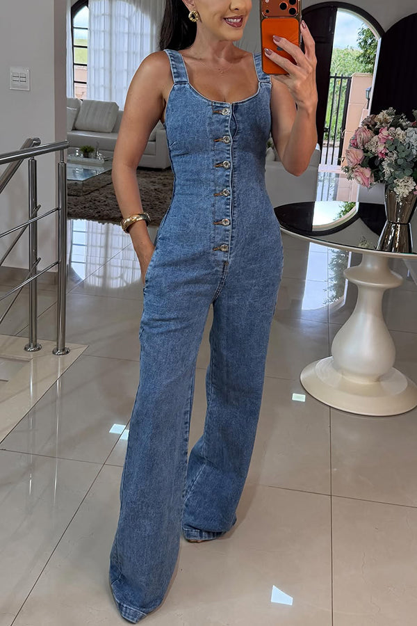 Aida | Square Neck Jumpsuit