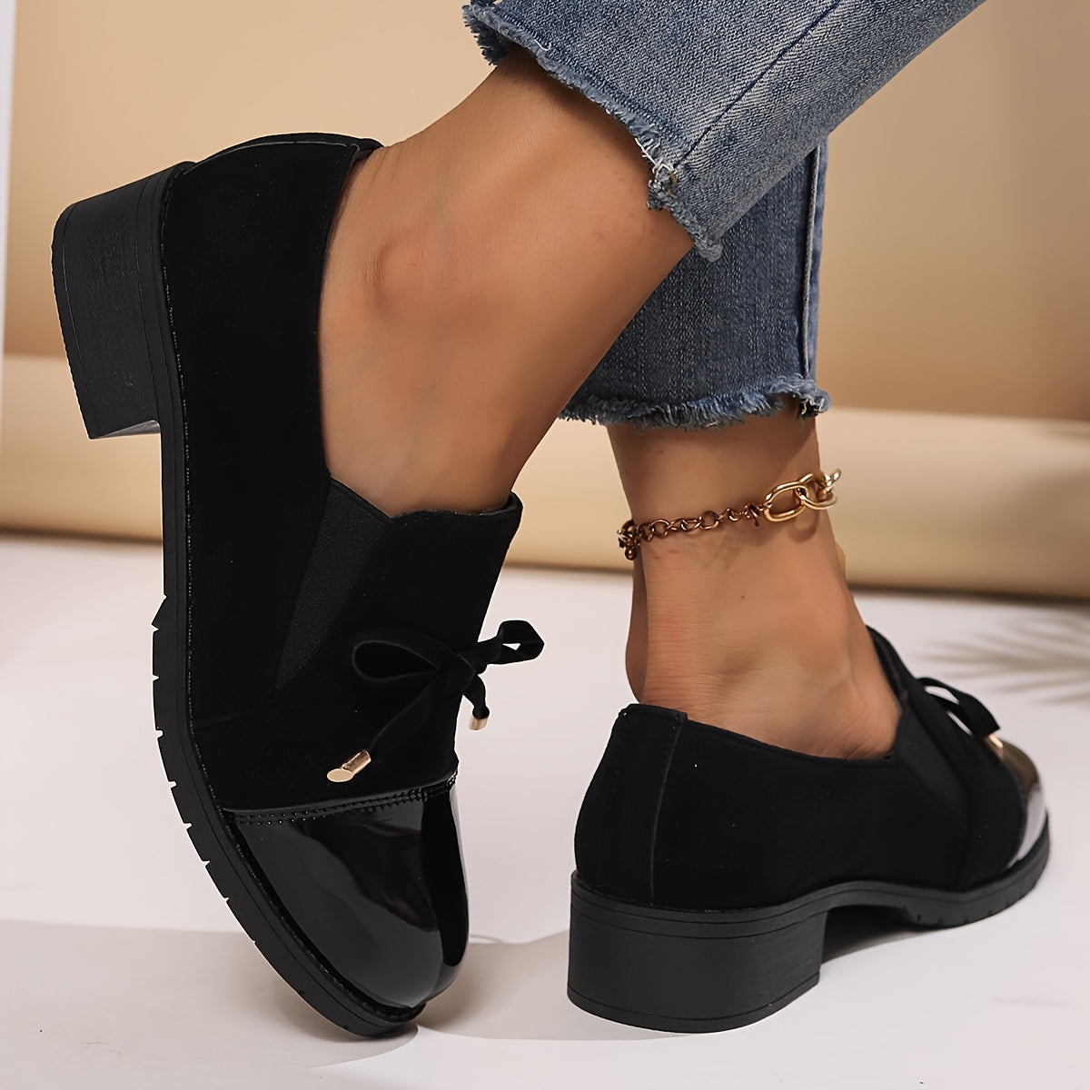 Juliet | Patent Toe Loafers