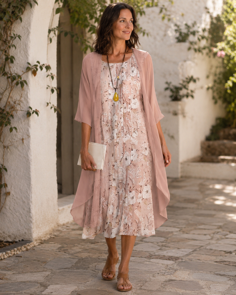 Georgia | Floral Layered Two Piece Set