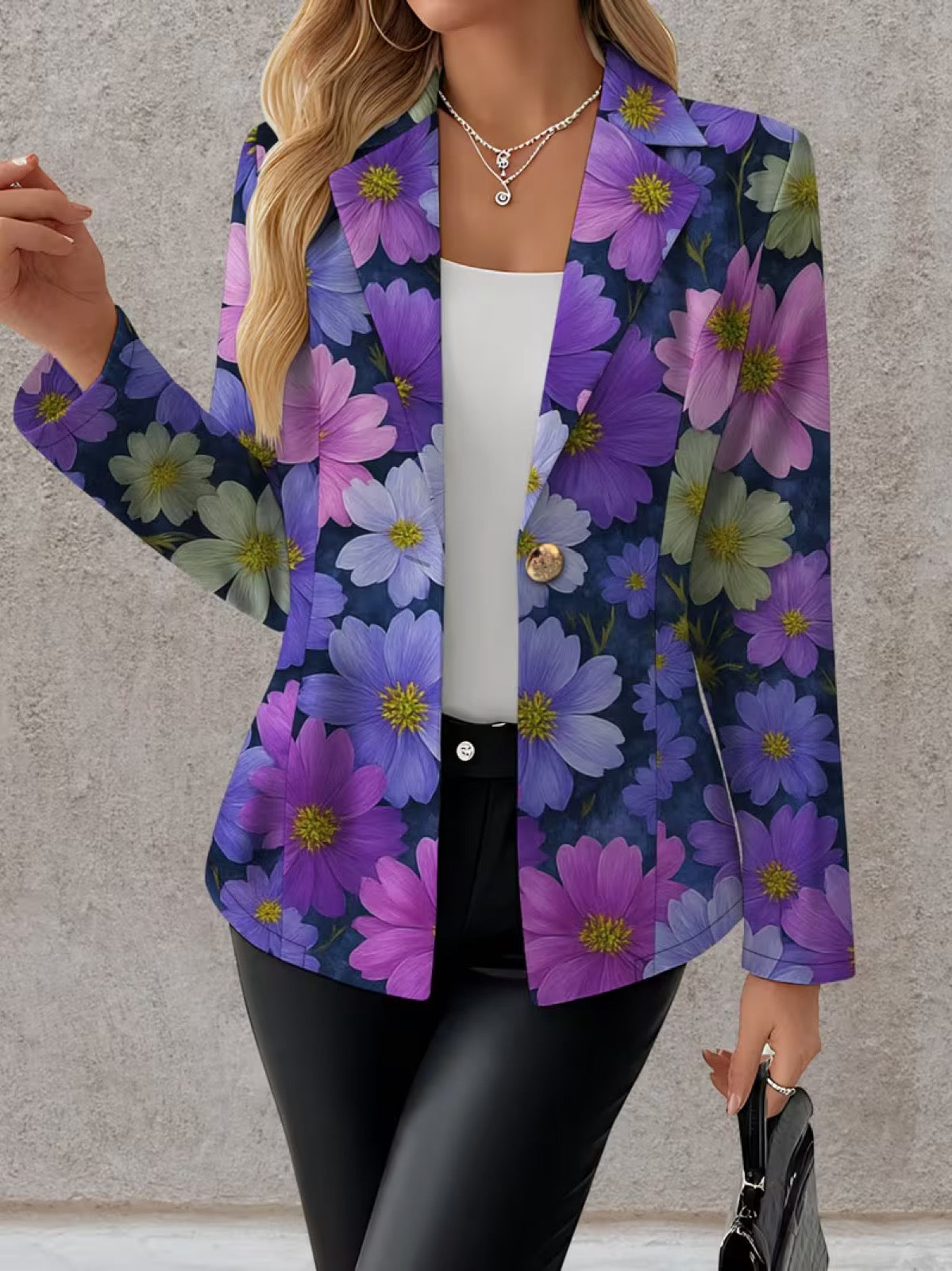 Bellamira | Purple Cosmos Blazer