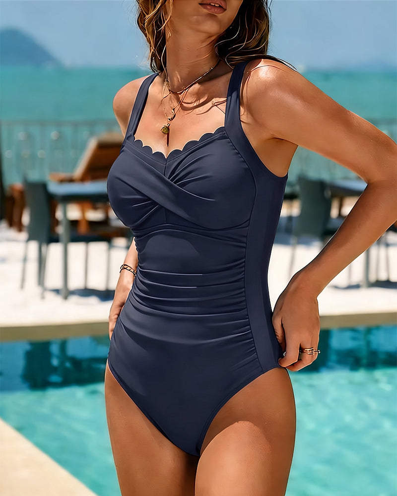 Lucia — Slim Cross-Over Swimsuit