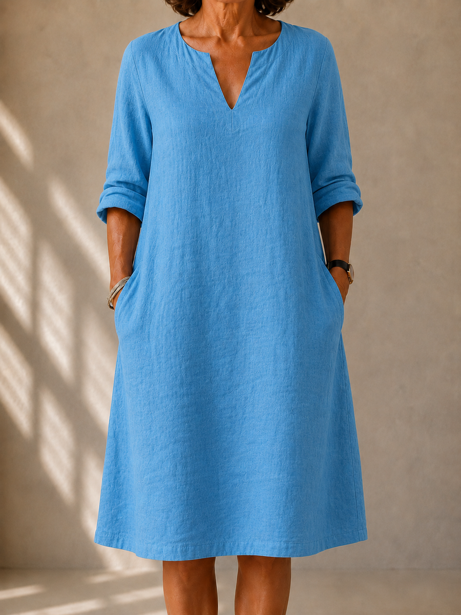 Claire | Casual V Neck Dress
