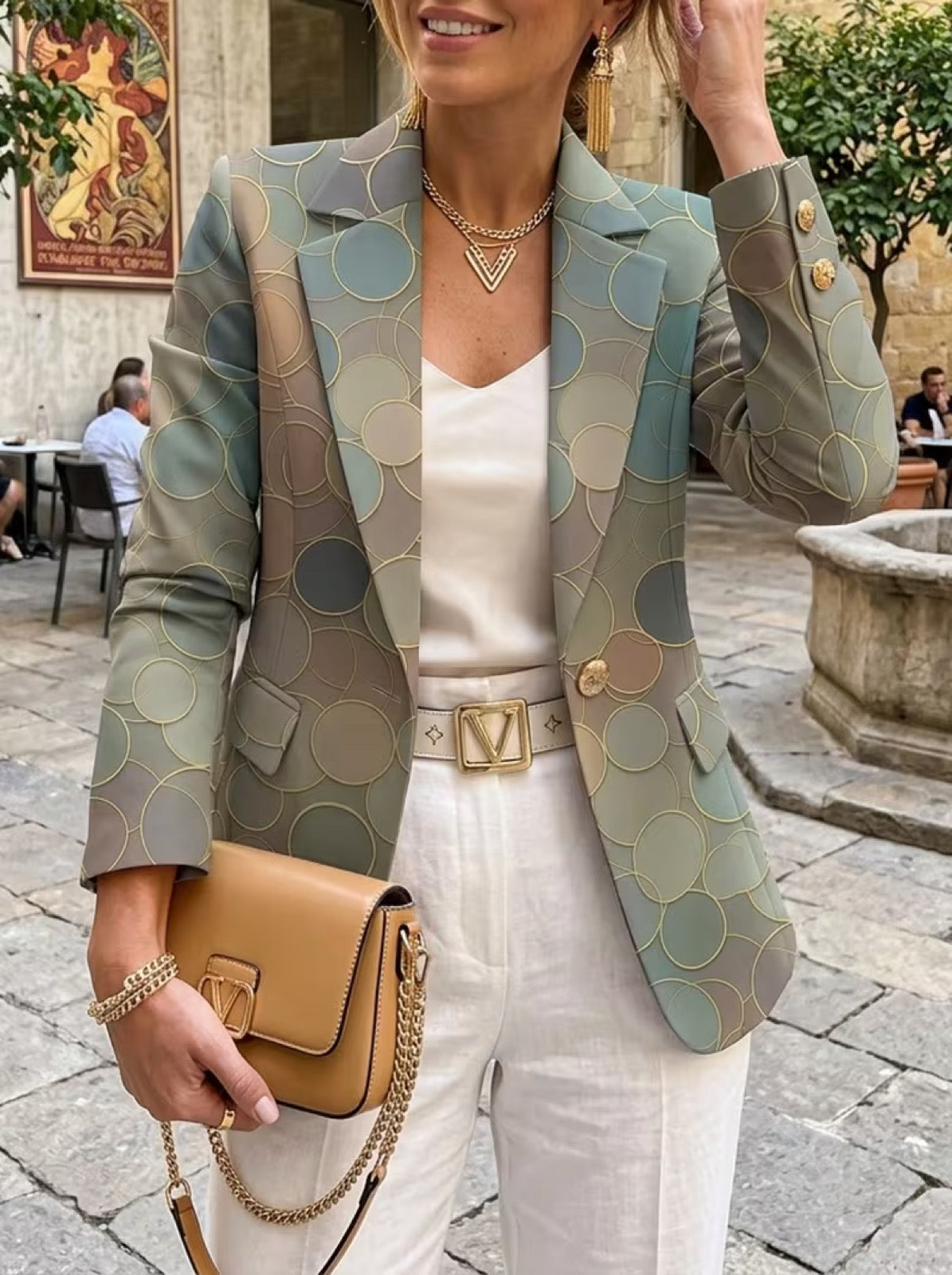 Capucine | Dot Mosaic Blazer