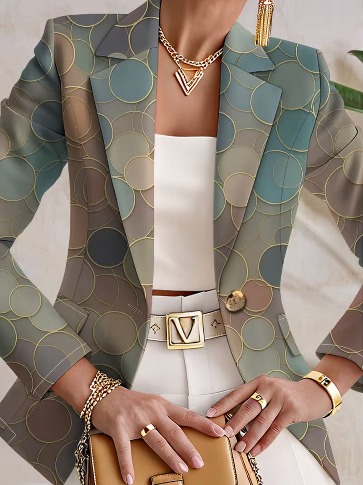 Capucine | Dot Mosaic Blazer