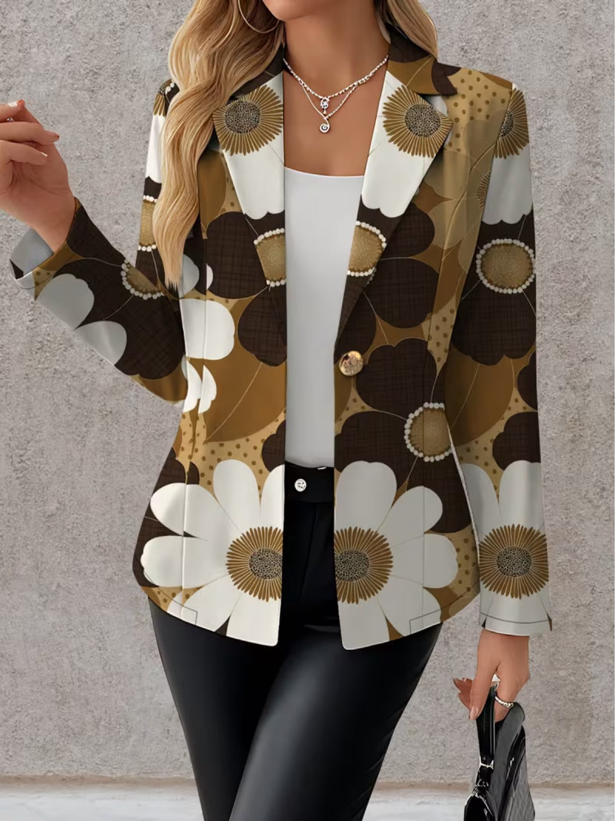 Clothilde | Daisy Print Blazer
