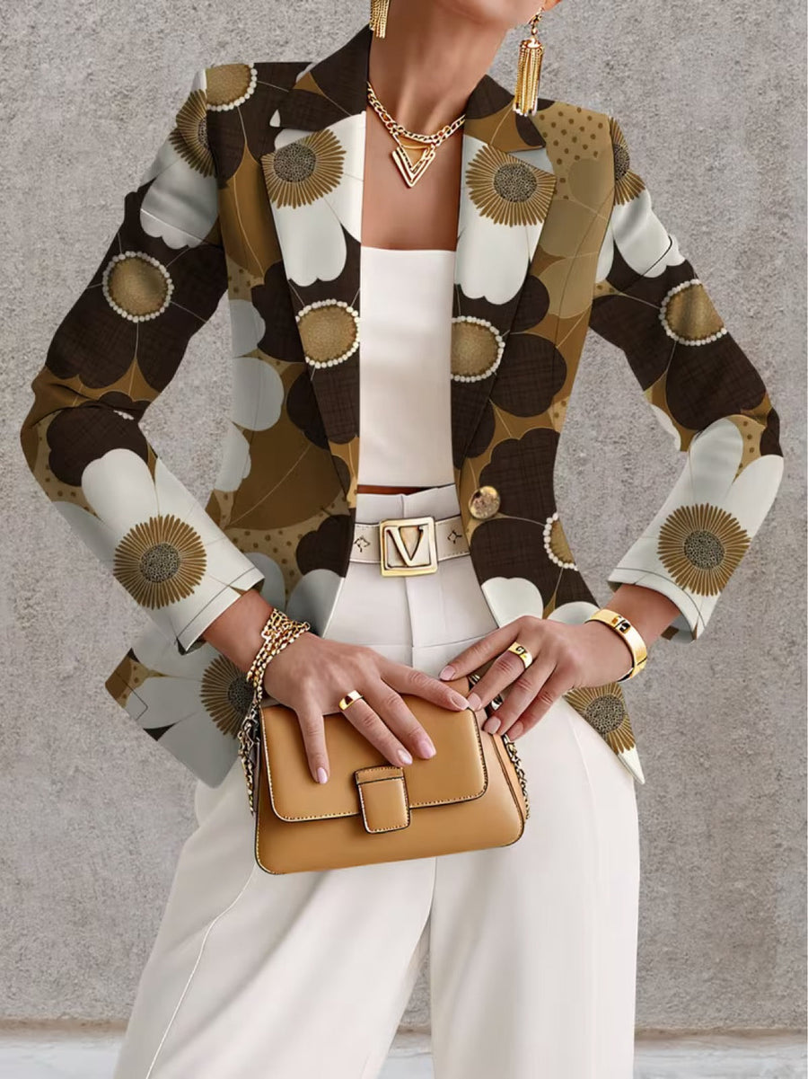 Clothilde | Daisy Print Blazer