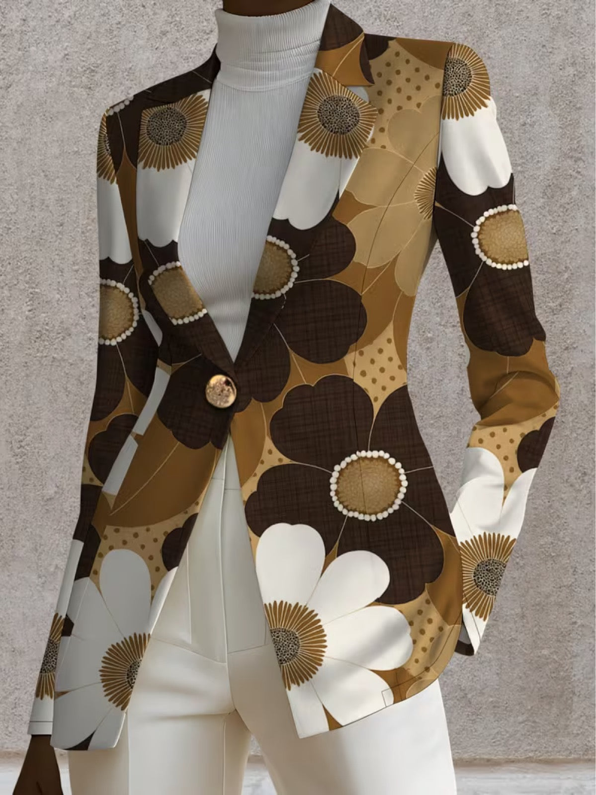 Clothilde | Daisy Print Blazer