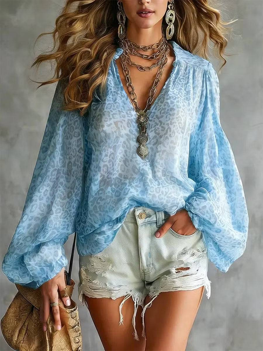 Tamsin | Relaxed Boho Print Blouse