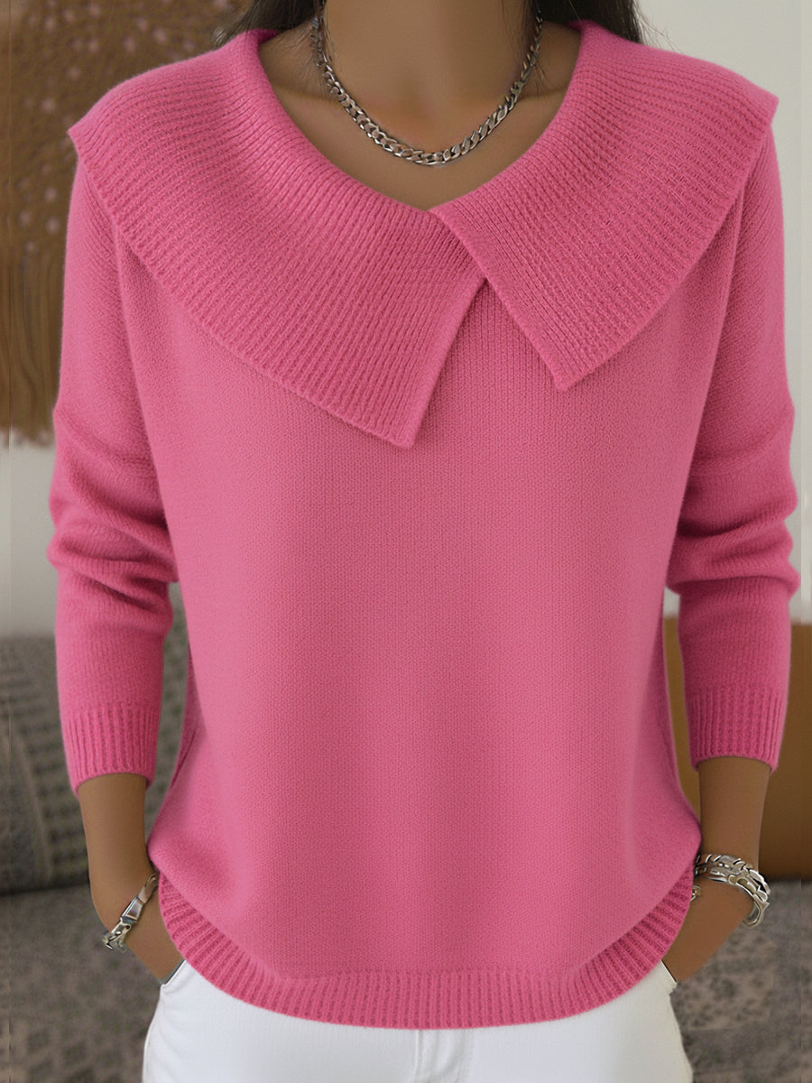 Sunnora | Warm Jumper with Soft Collar