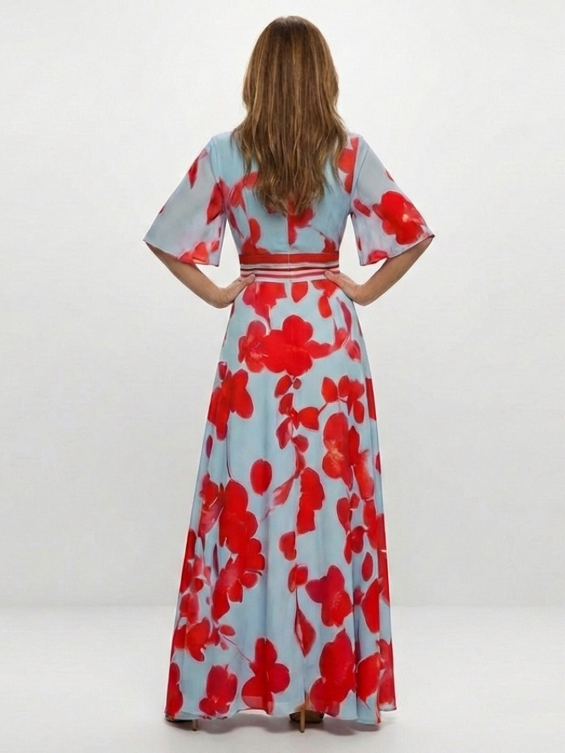 Katrina | Blossom Print Maxi Dress