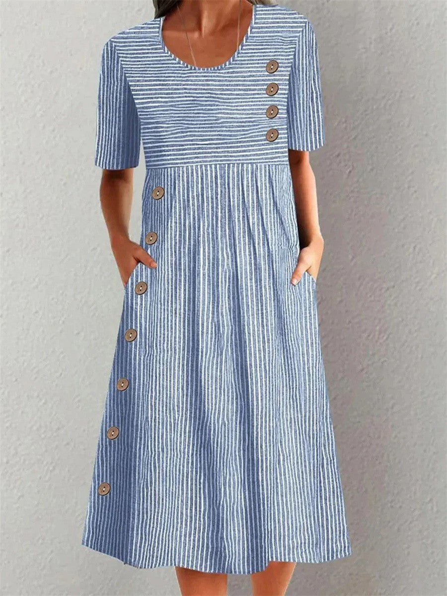 Pearl | Striped Summer Dress