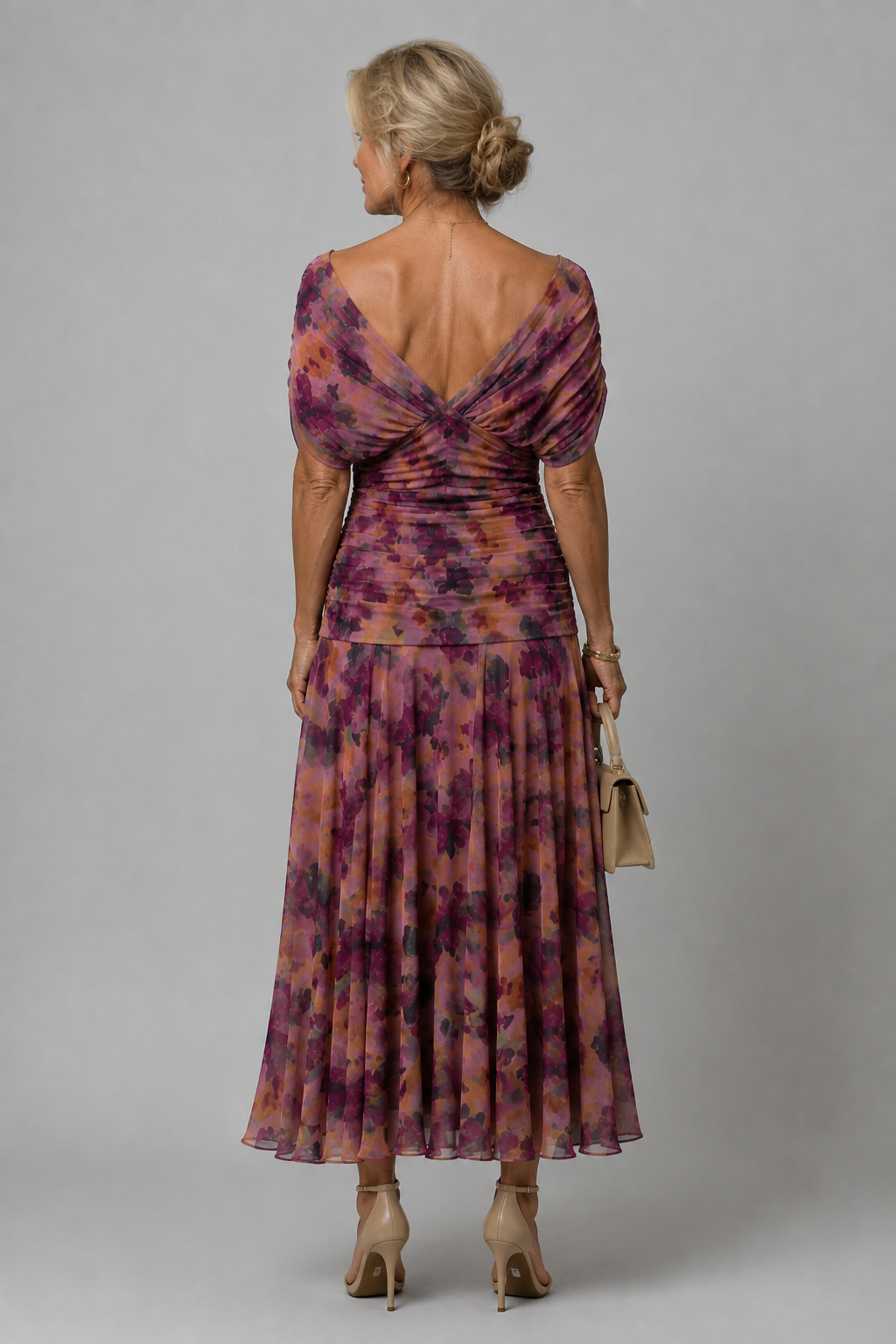 Ariane | Off Shoulder Midi Dress