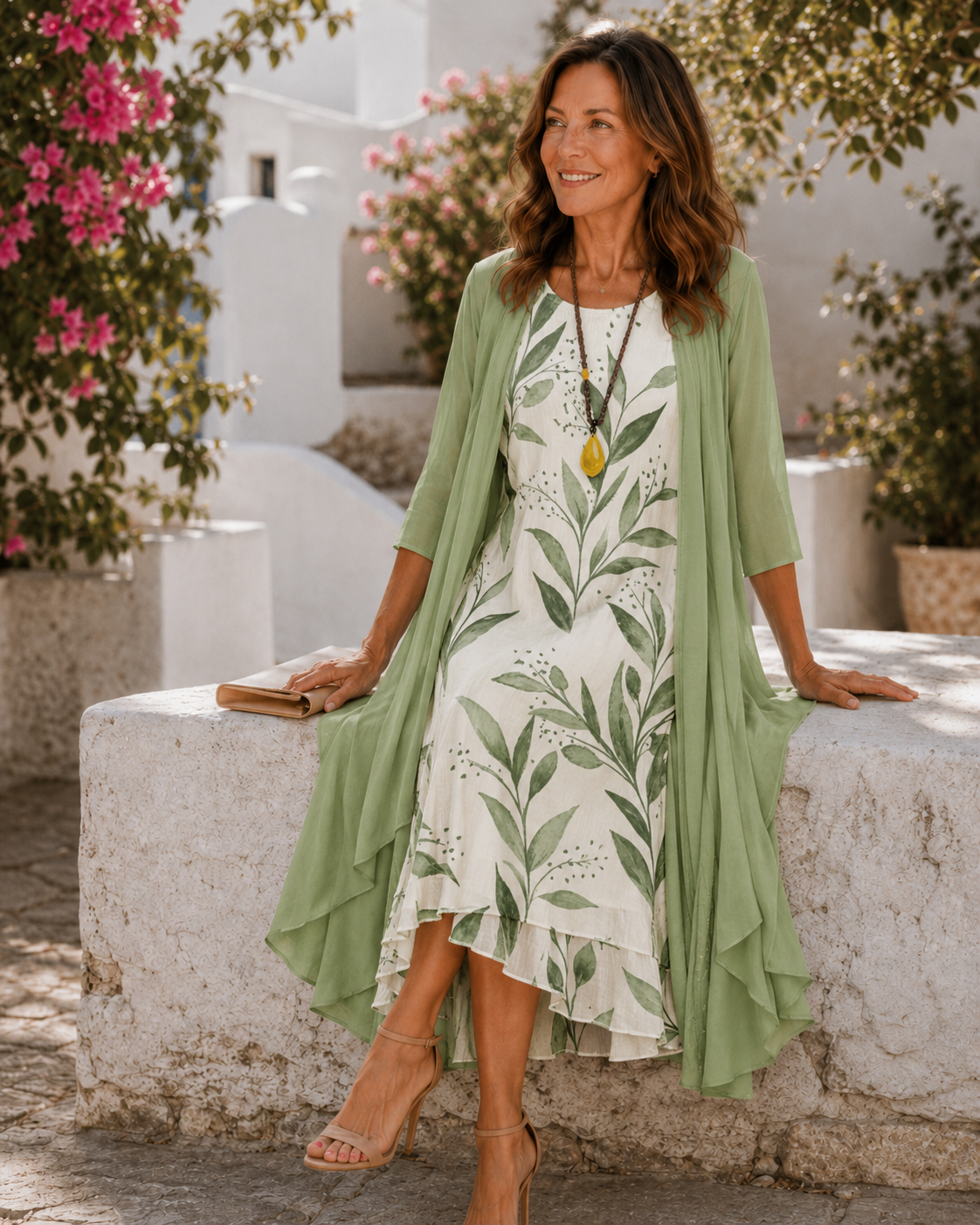 Lucia | Flowing Duster Two Piece Set