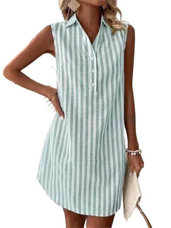 Dorothy | Striped Shirt Dress