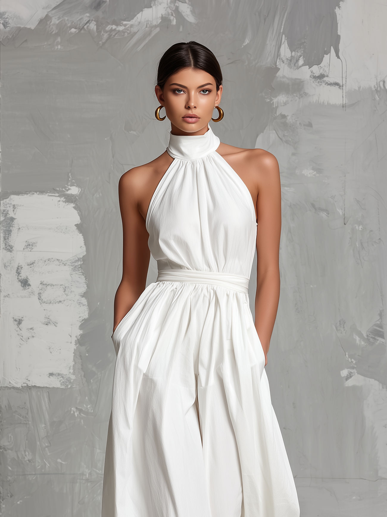 Adele | Elegant Halter Neck Jumpsuit