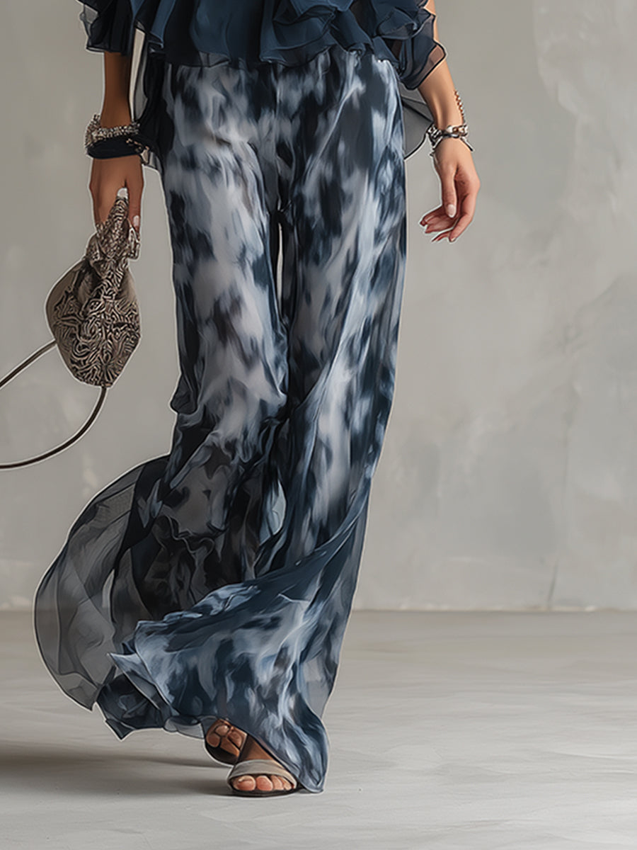 Wren | Flowing High Neck Two Piece Set