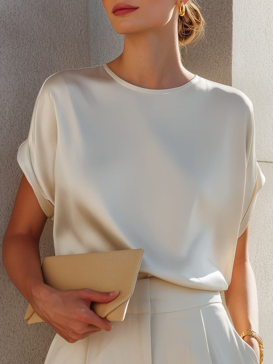 Yvette | Relaxed Cap Sleeve Blouse