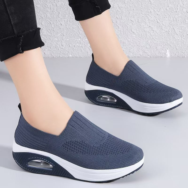 Barbara | Cushioned Mesh Slip On Shoes