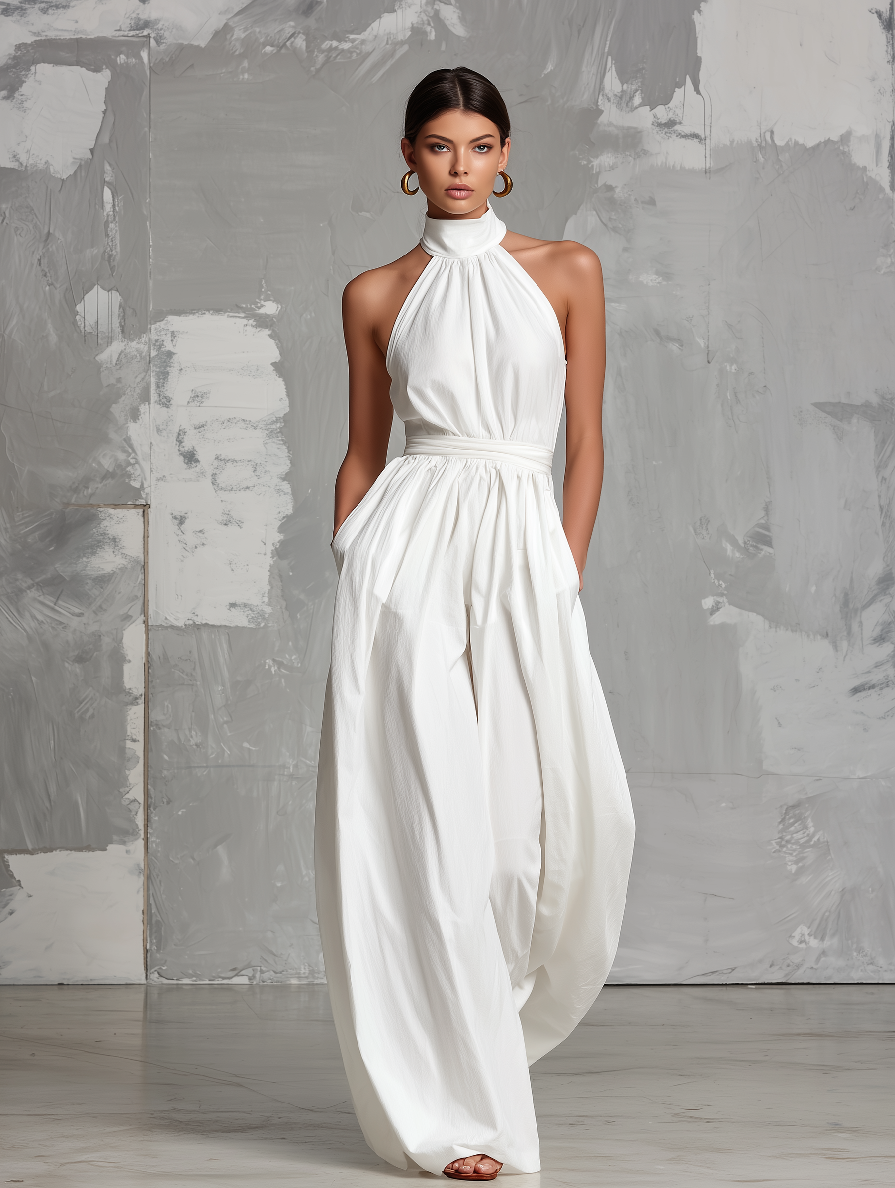Adele | Elegant Halter Neck Jumpsuit