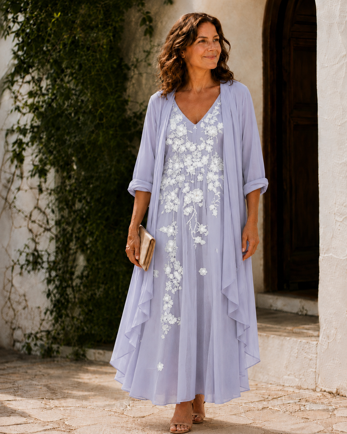Marcella | Floral Embellished Two Piece Set