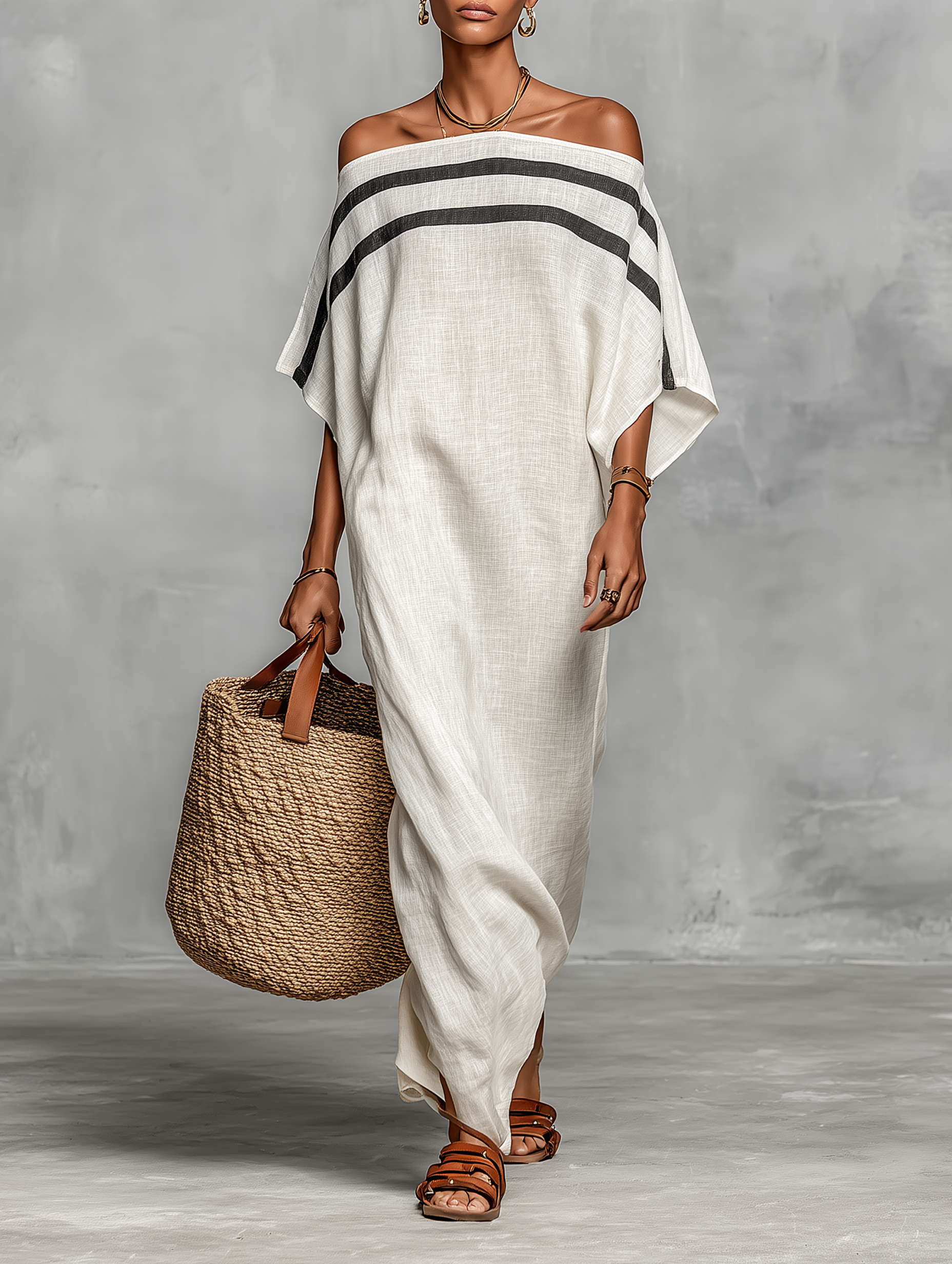 Patricia | Elegant Off Shoulder Maxi Dress