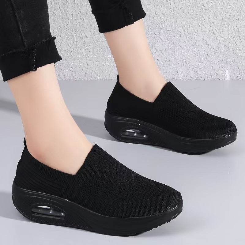 Barbara | Cushioned Mesh Slip On Shoes