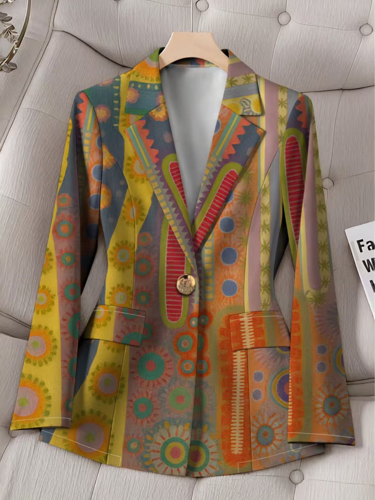 Faustine | Bohemian Medallion Blazer