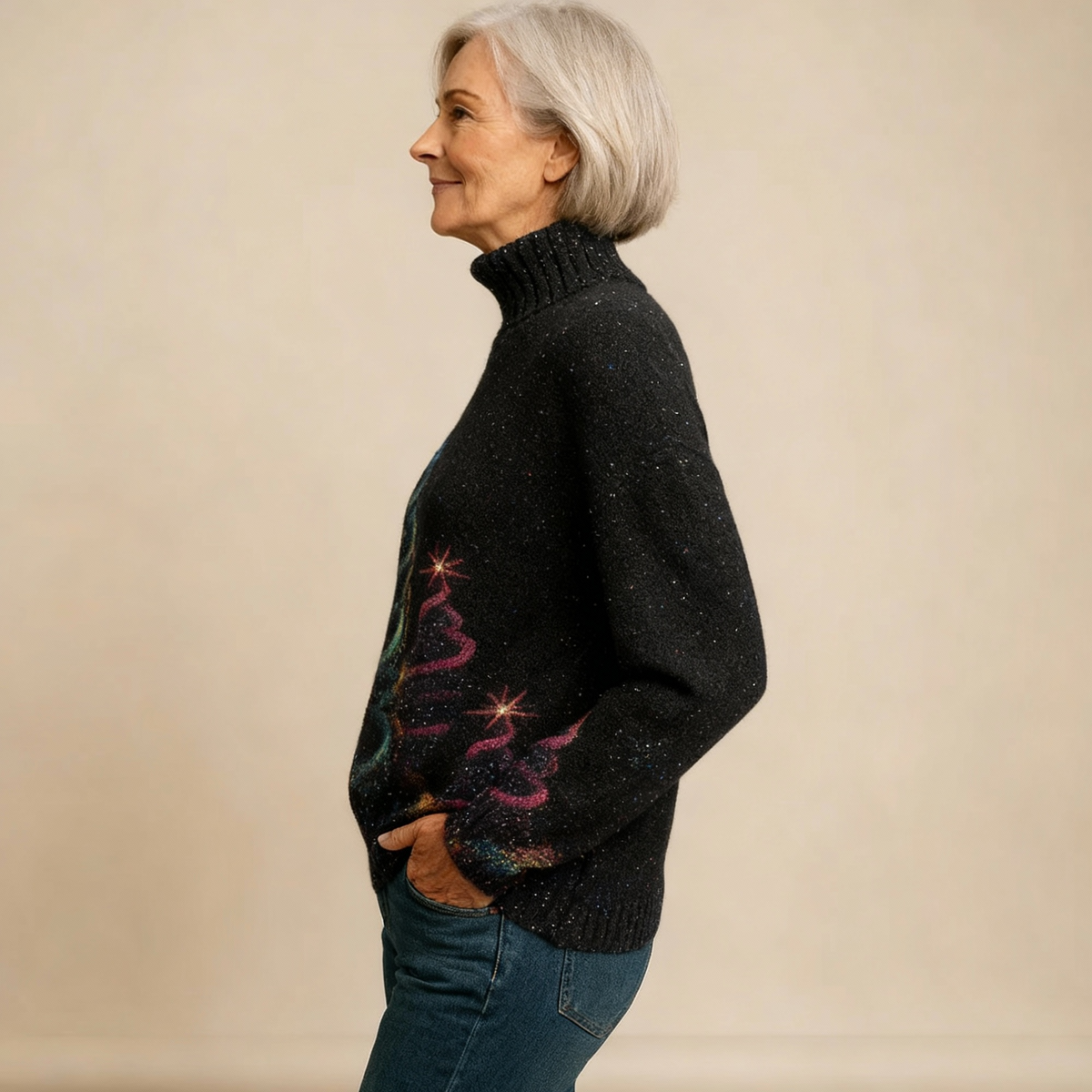 Ella | Christmas Turtleneck Jumper