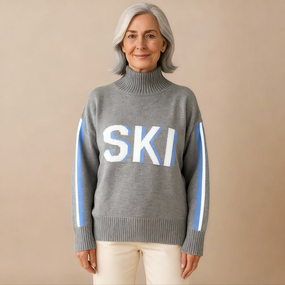 Imogen | Retro Ski Turtleneck Jumper