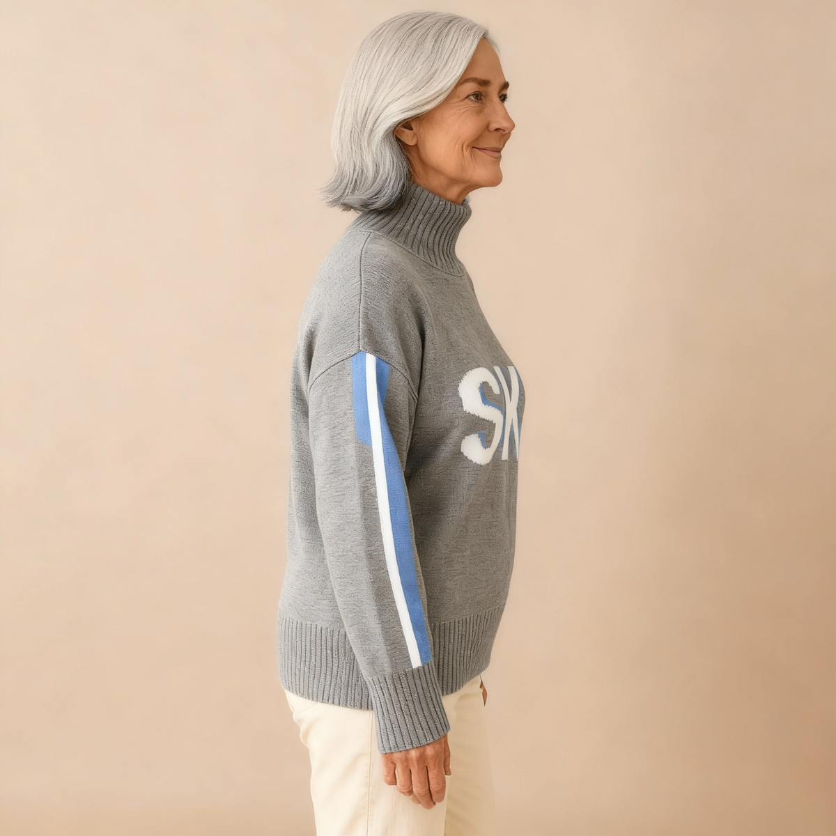 Imogen | Retro Ski Turtleneck Jumper