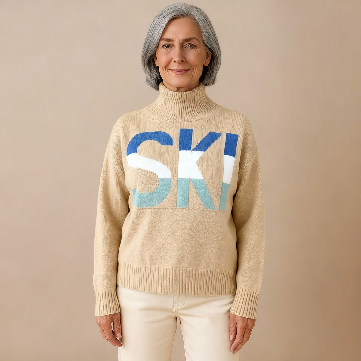 Imogen | Retro Ski Turtleneck Jumper