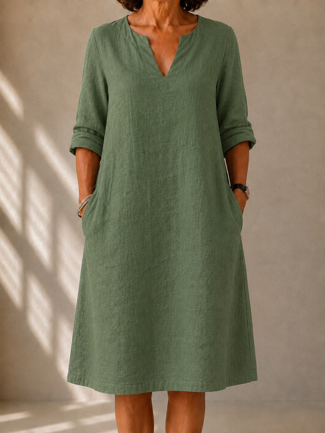 Lucie | A Line Side Pocket Dress