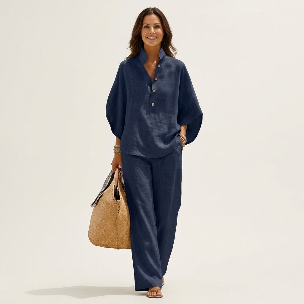 Zerah | Linen Two Piece Set