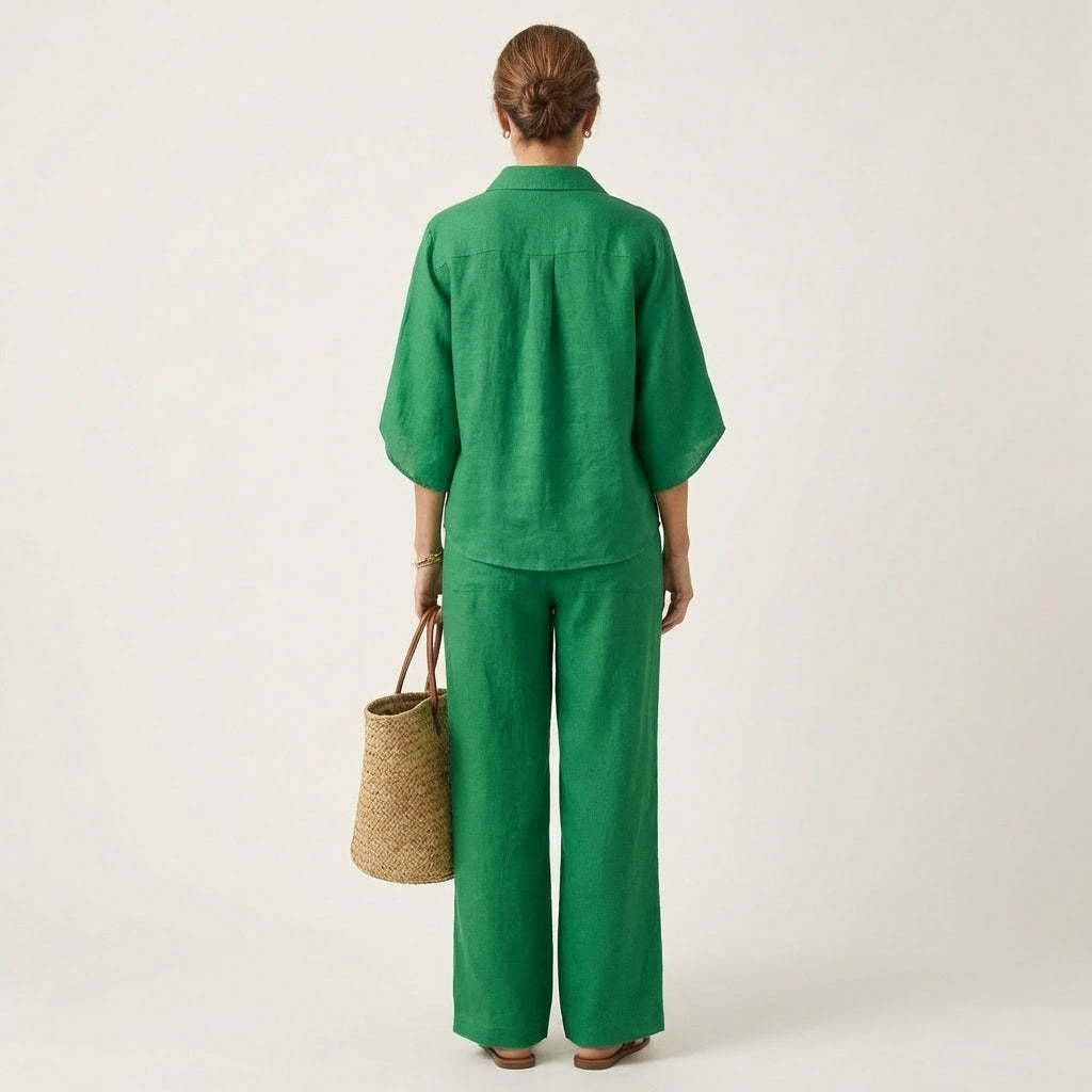 Zerah | Linen Two Piece Set